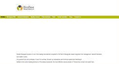 Desktop Screenshot of biobee.com